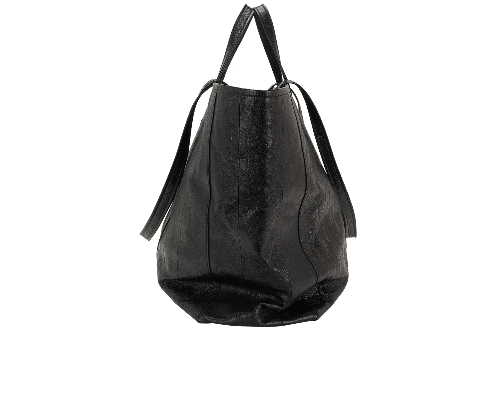 Large Barbes Tote, &pound;495, Handbags, Black, Leather, Side view